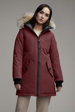 Chamarras Canada Goose Mujer Outlet - Rosemont Abrigos Rojos Oscuro JE4678135